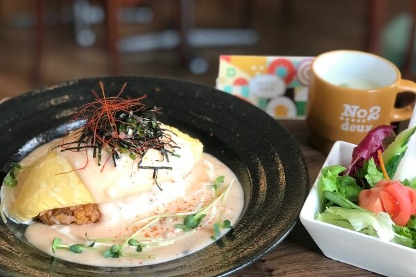 魚介の明太子クリームオムライスセット
